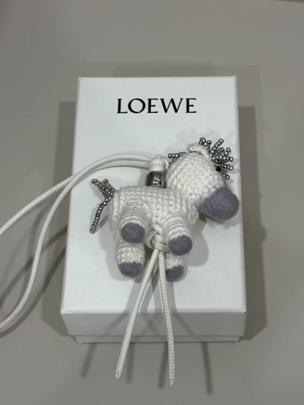 LOEWE Knit Horse Bag Charm